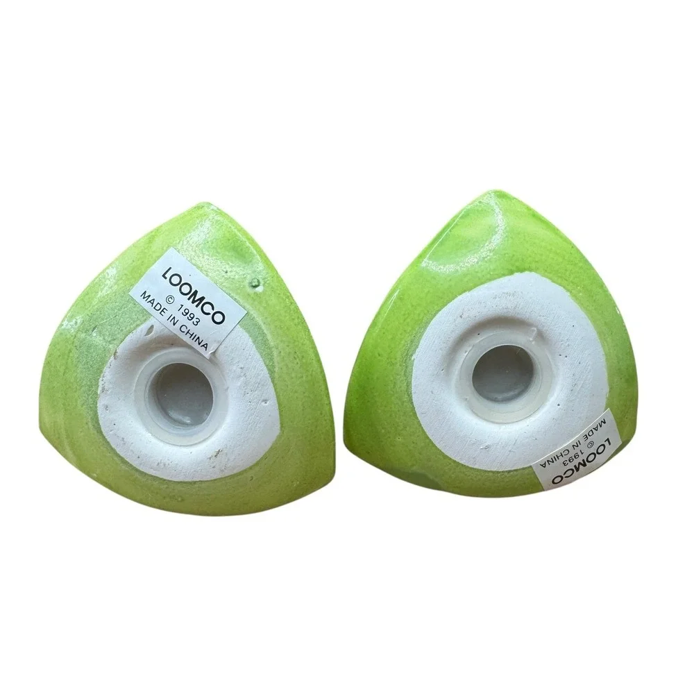 LOOMCO 1993 Watermelon Slice Salt & Pepper Shakers Ceramic‎ Vintage